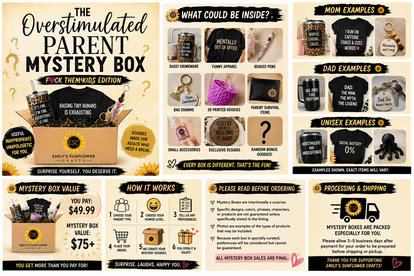 🌻 The Overstimulated Parent Mystery Box